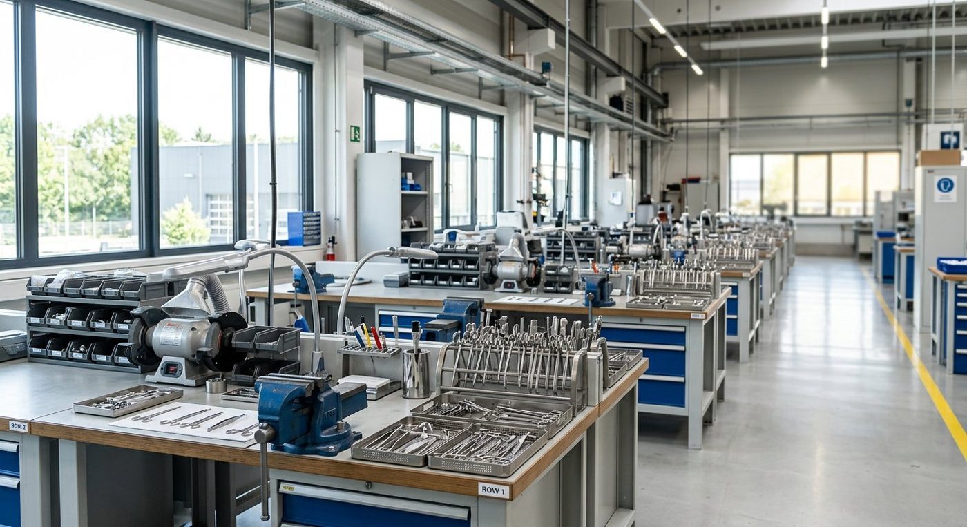 MABAN SURGICAL instrument manufacturing facility in Sialkot