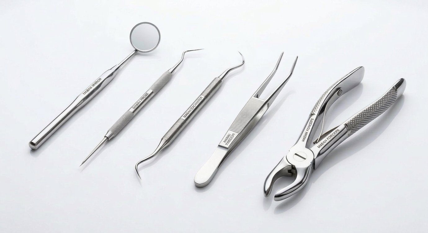 Dental instruments manufacturer — forceps, scalers, probes, mirrors