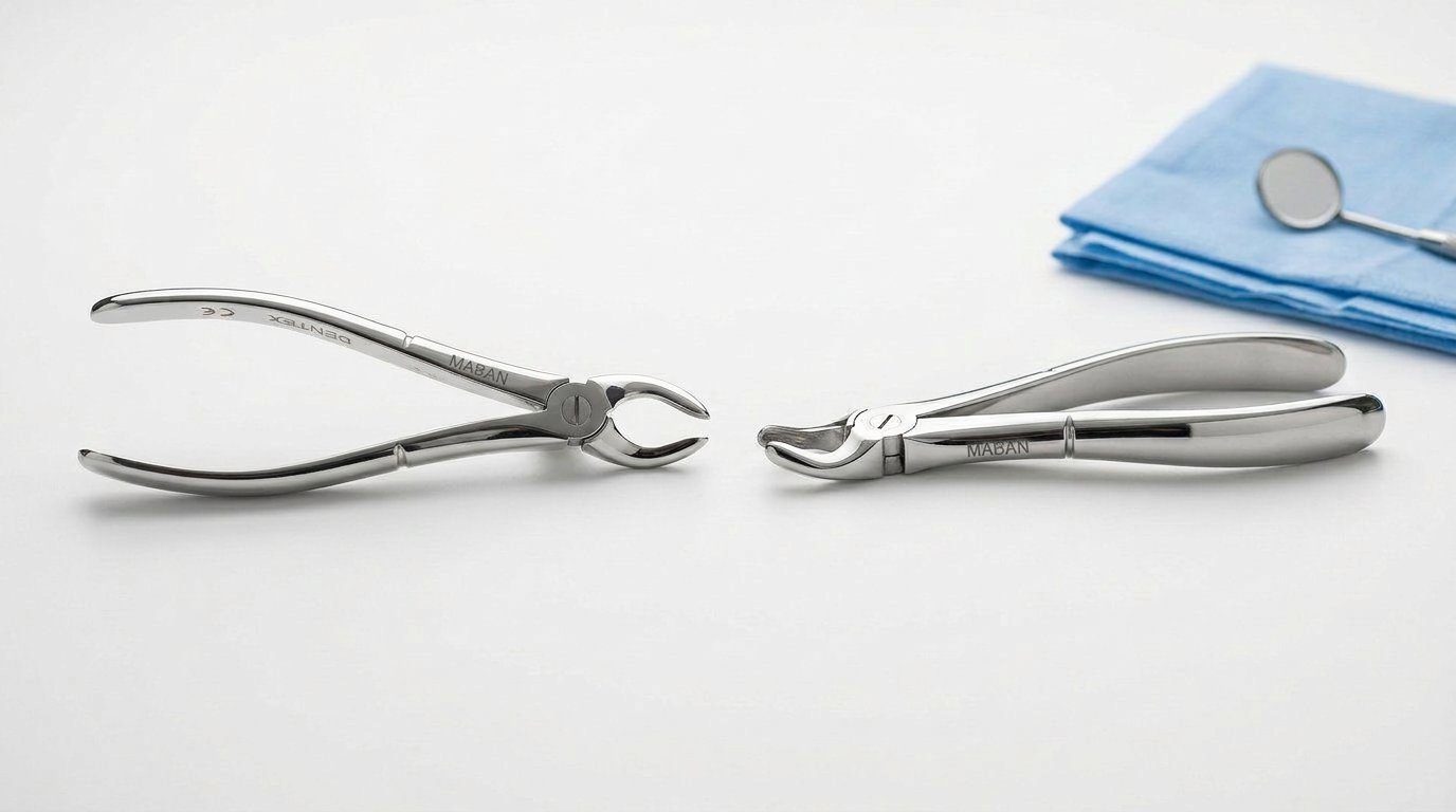 Dental extraction forceps