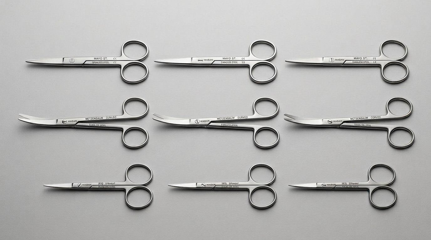 Surgical dissecting scissors — Mayo, Metzenbaum and Iris patterns by MABAN SURGICAL